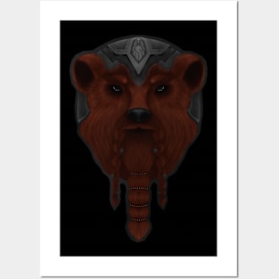 Bloodbeardington The Viking Bear! Posters and Art